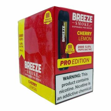 Breeze Pro одноразовый вейп 5% 2000 Puffs