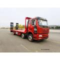 FAW self loading excavator transport low bed truck