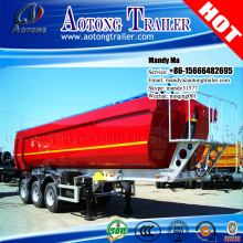 2016 New 3 Axles U-shaped Rear Dump Semi-trailer , Cheap dump trailers