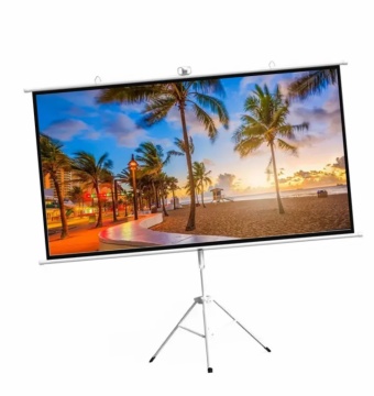 Big Size Portable Home and Outdoor Projection Tripod Screens 60''-120''