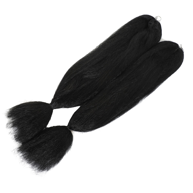 extra long Kanekalon Flame retardanc Jumbo Braid Hair black  braids Hair Extensions