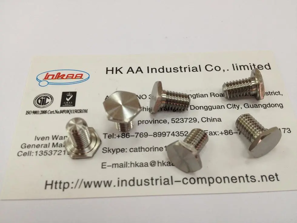 China Factory Price Machined Alloy Steel Hexagon Bolt CNC Machined Bolts