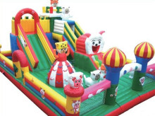 New design spongebob bouncy castle spongebob inflatable castle sport castle slide for sale