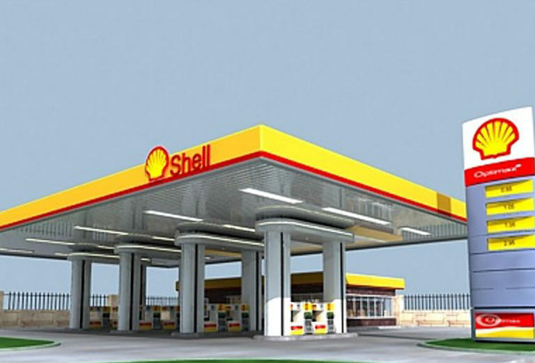 New design prefabricated steel structure space frame gas station service station canopy