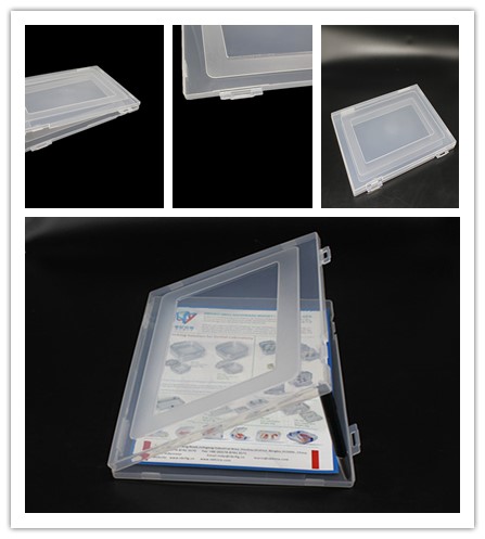 A4 Document Tray Hard Cover Plastic File Case