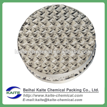 Metal structure packing: Perforated & corrugated plate, Corrugated plate gauze, Corrugated wire gauze, Pricked corrugated plate