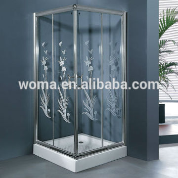 2014 latest Ideal shower enclosure with low tray in china