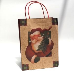 Christmas brown kraft paper bag