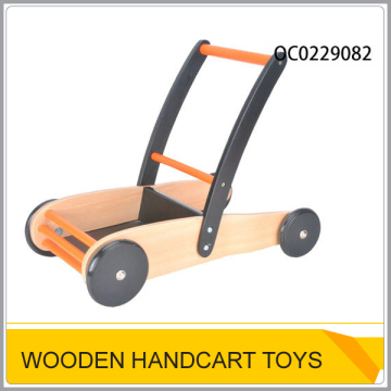 Baby walking trolley toy wooden baby toy car trolley OC0229082