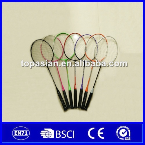 Colorful china badminton bat with shuttlecock