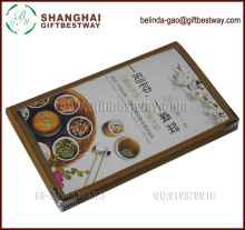 High quality cheap hot sale clear plastic menu covers, PVC menu covers , menu covers