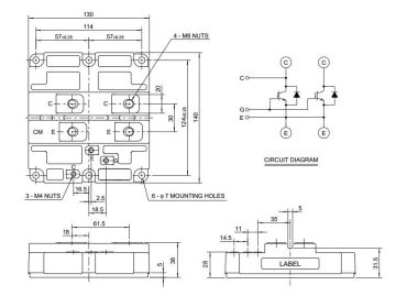 Igbt Power Module Fz1600r12ke3 Igbt-module Mitsubishi Igbt Power Module