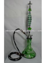 Zinc alloy shisha hookah beautiful acrylic narghile glass shisha India SGI-08186