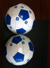 Machine Stitched Underglass PU Football Customized