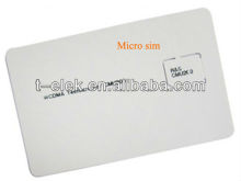 WCDMA UMTS 3G CMU200 Mobile Phone Micro Sim Test Card