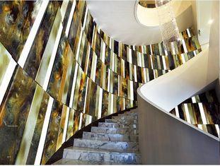 Interior Staircase Glass Panels / Decorative Glass Tile For