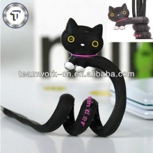 Carton animal shape silicon earphone bobbin winder