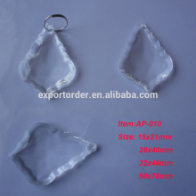 2016 clear leaves shape Acrylic pendant