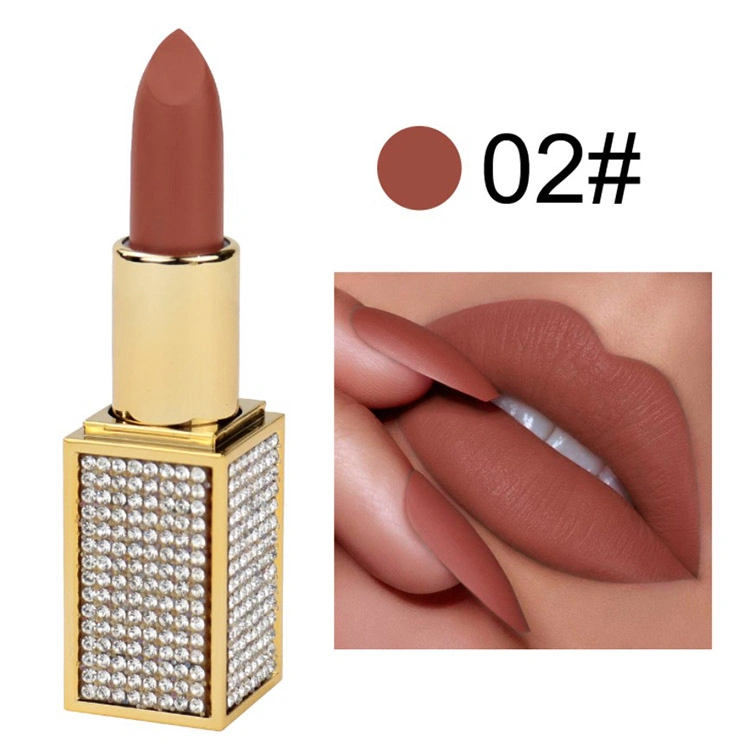 Waterproof Vegan Make Your Own Logo Matte Makeup Lipstick Private Label Cosmetic Custom Lipstick