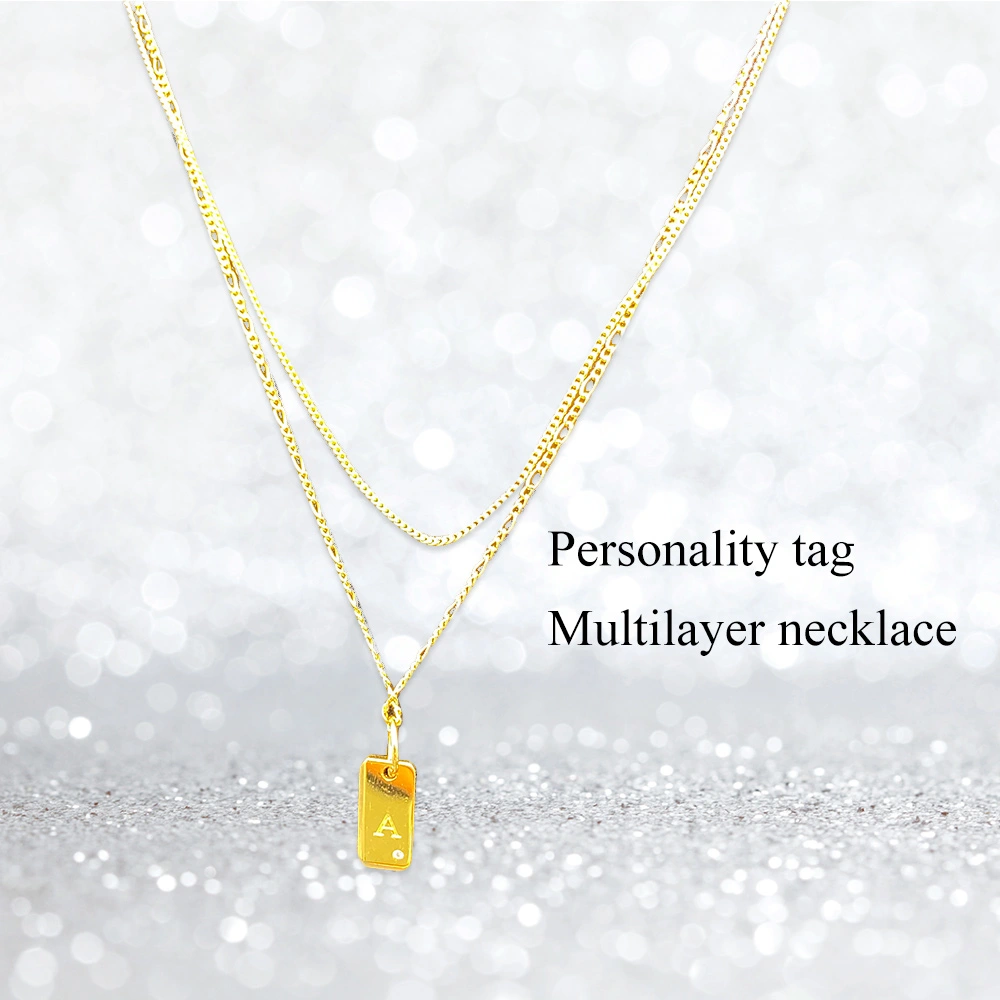 Gold Plated Natural Diamond 925 Sterling Silver Necklace