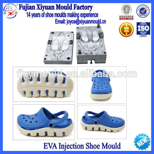 Professional Custom Mould For Men Double Color EVA Clog Shoes Making