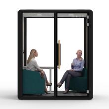 Double Seats Office Booth Pod Soundproof Acoustic Booth for Phone/Meeting/Music Studio