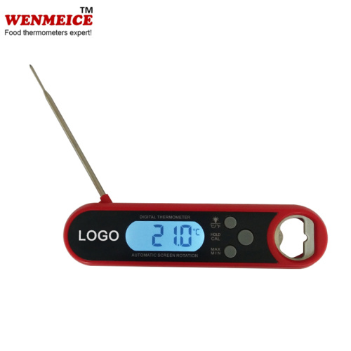 Digitale vleesthermometer voor het grillen. Waterdichte thermometer voor direct aflezen