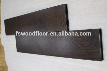 Prefinished dark oak solid wood flooring