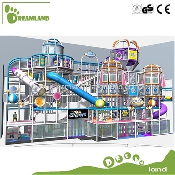 large plush stainless children paradise indoor playground