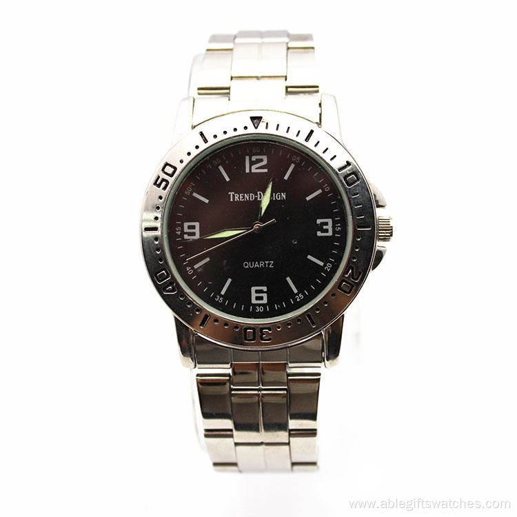 Luxurious Business Silver Metal Watch