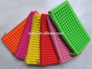 clearance sale cheap affordable embossed round dot silicone jelly wallet