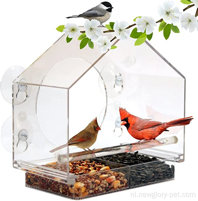 Window Bird House Feeder