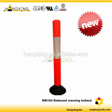 Bollard: WB104 1100mm traffic flexible Reflective rebound warning bollard post