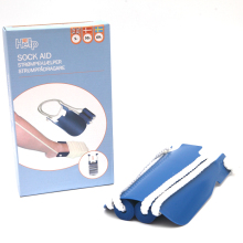 Built-Up Foam Handle Sock and Stocking Aid for Elderly