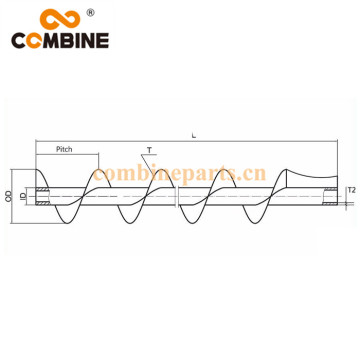 strong earth parts power augers for combine harvester