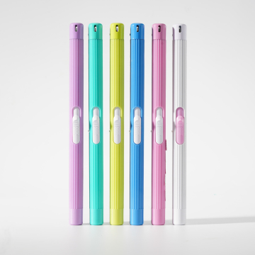 Five Color Soft Flame Long Cylinder Candle Lighter