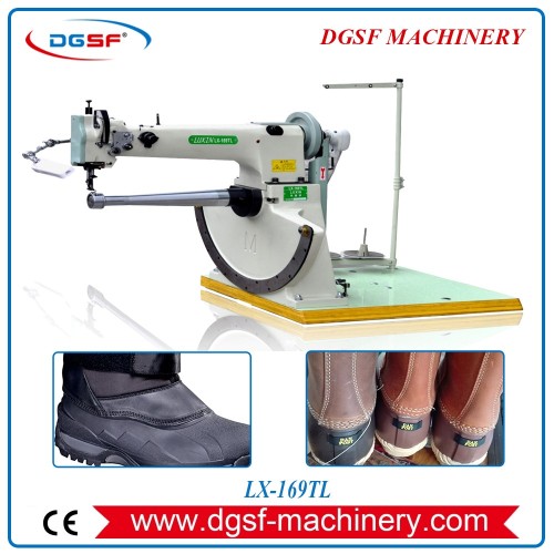 Double Needle Single Hook Straight Arm Sewing Machine for Military Boot​s LX-169TL