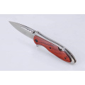 Hunting Pocket Folding Knife with Wooden Handle