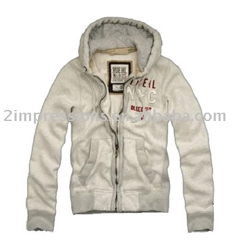 Excellent quality Men's  cvc fleece jacket