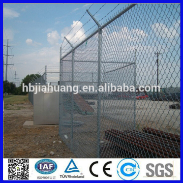 Chain link fence poles/Galvanized chain link fence price/dog proof chain link fence