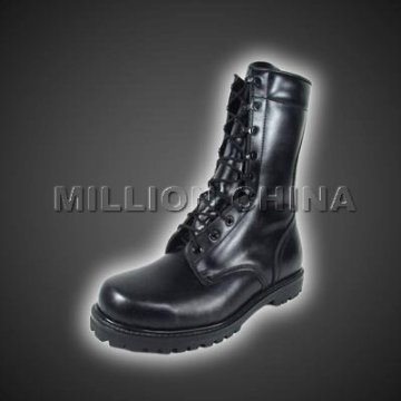 Soft Cow Leather Military Army Codura Waterproof Combat Boot
