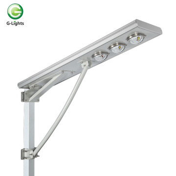 Farola solar led integrada al aire libre de aluminio 50-200w