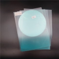 Clear polished polycarbonate film for protective screen