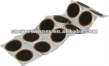 Foil-back tube patch, tire cold patch, tire repair patch/bicycle cold patch