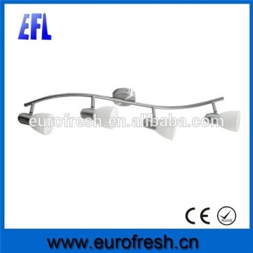 Warm white 4*33w white glass shade halogen spotlights