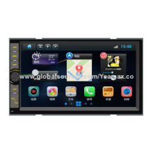 Car multimedia DVD player with HD TFT and capacity multiple touches screen