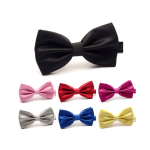 Soild Color Velvet Bowtie For Wedding Party