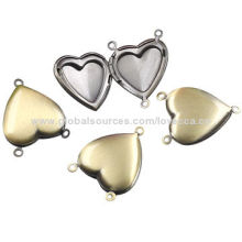 Floating charms lockets, wholesale, heart shaped