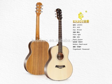 36 inch acoustic guitar,spruce top mahogany side /back,travel guitar ,LOVELY 3