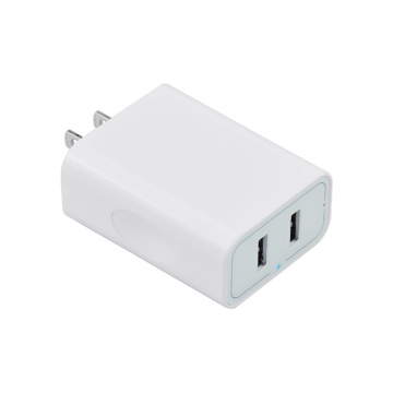 24 W Dual Usb-wandoplader voor mobiele telefoons